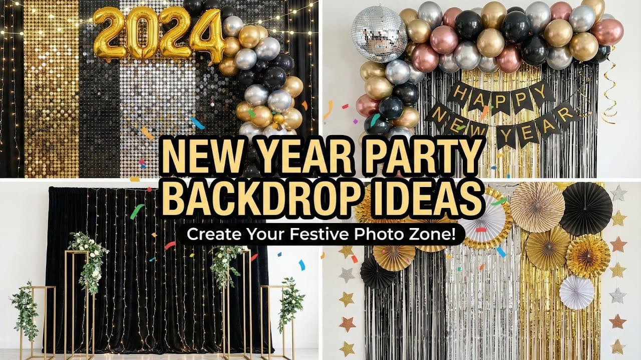 New Year Party Backdrop Ideas to Wow Your Guests in 2026