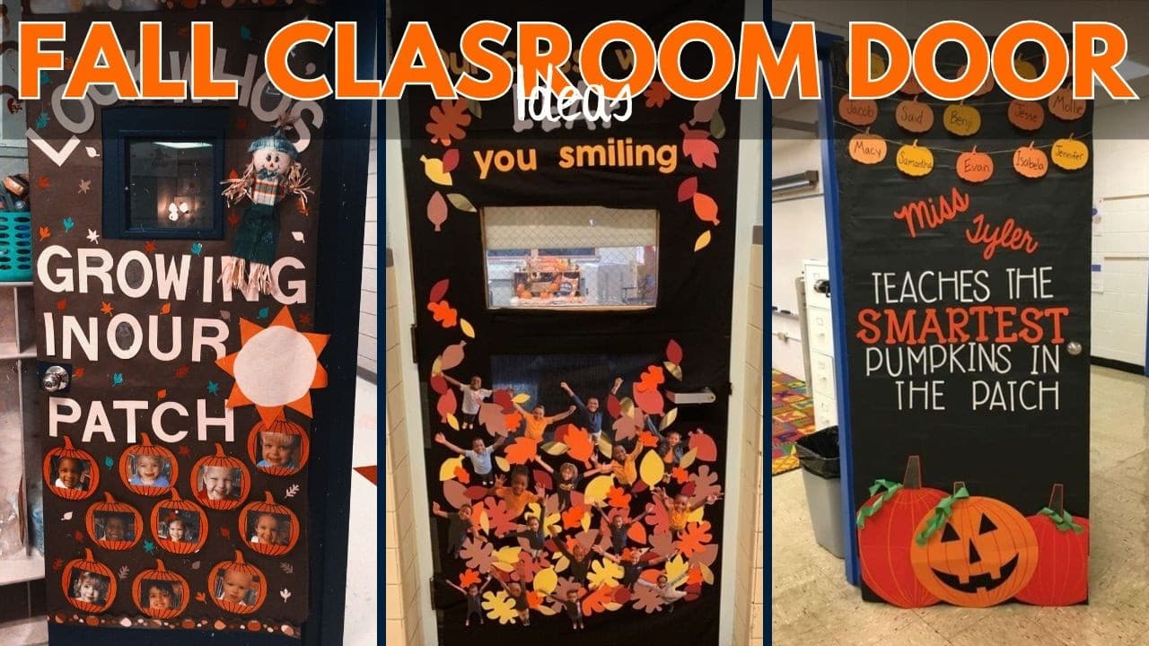 Easy Fall Classroom Door Decorations Ideas to Try This Season