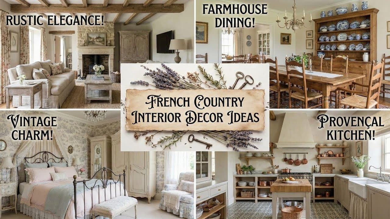 French Country Interior Decor Ideas to Transform Your Home