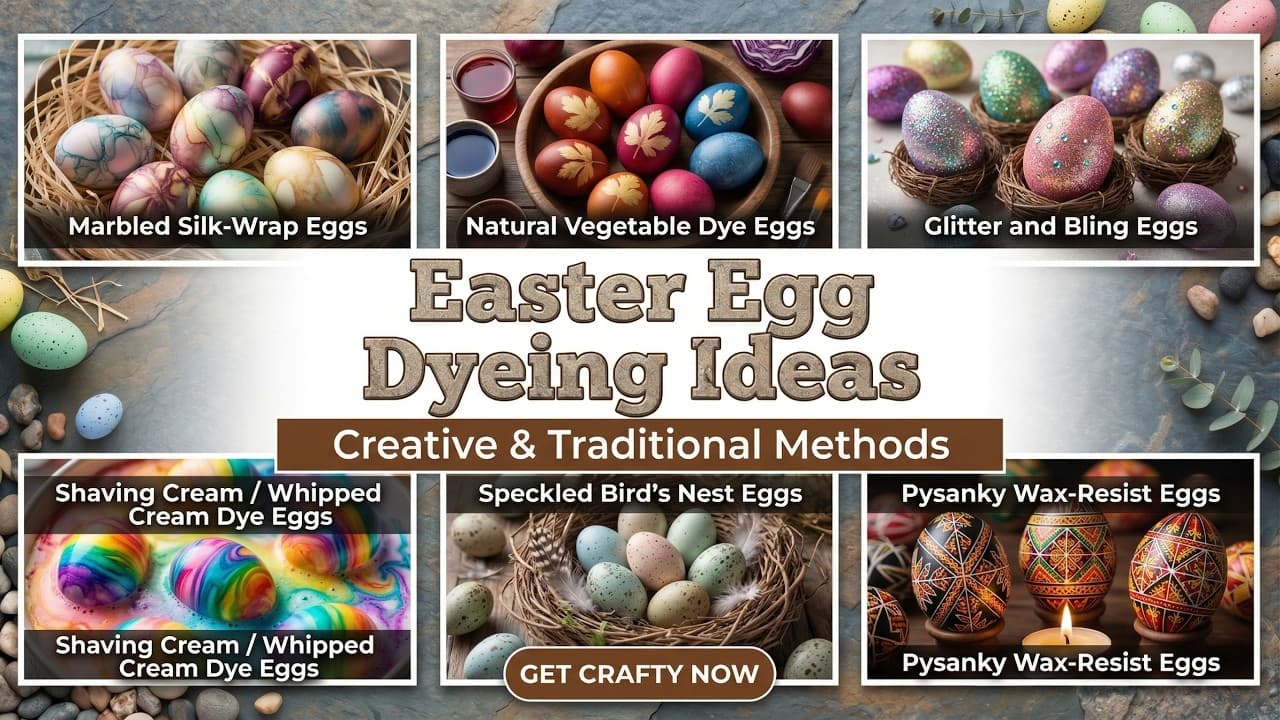 Easter Egg Dyeing Ideas That Go Beyond Basic Food Coloring