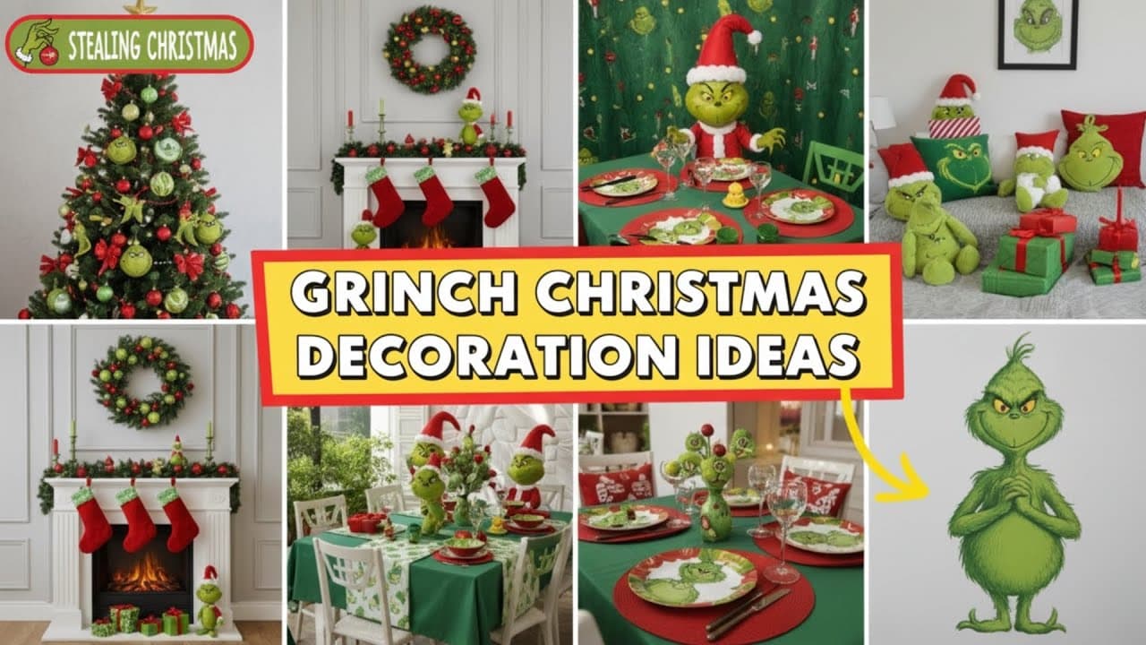 Grinch Christmas Decoration Ideas to Transform Your Holiday Home