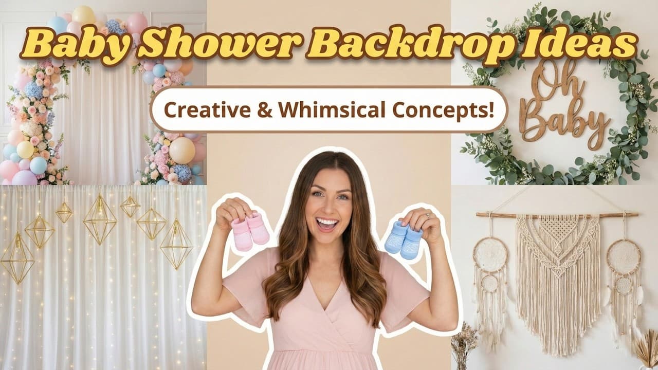 Baby Shower Backdrop Ideas That Make Every Photo Pop