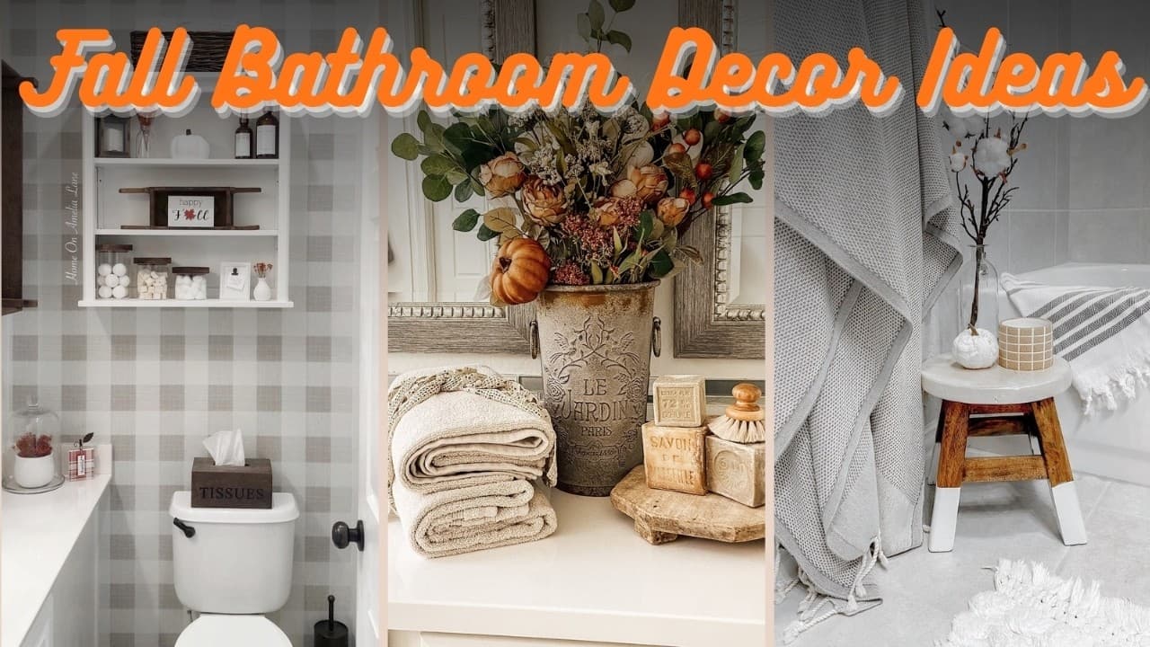 Fall Bathroom Decoration Ideas to Make Your Space Cozy