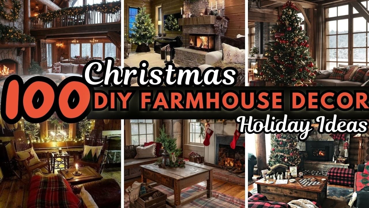 Cozy DIY Farmhouse Christmas Decorating Ideas for a Rustic Holiday Home
