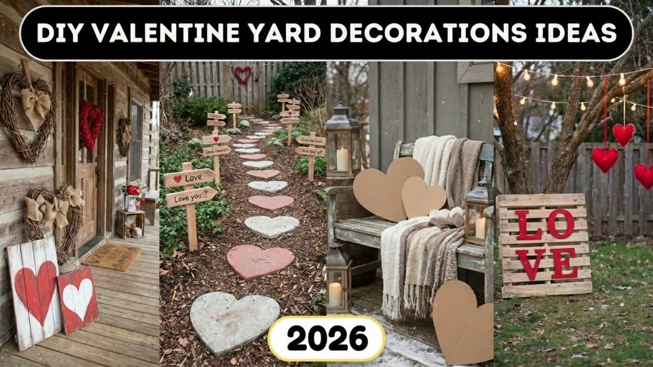 DIY Outdoor Valentine Decorations Ideas to Transform Your Porch