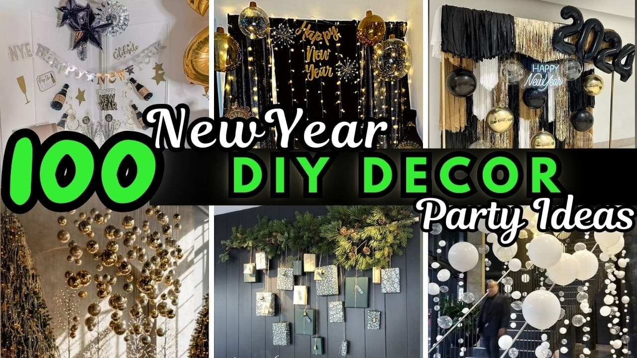Party Time Creative DIY New Year Decoration Ideas That Wow