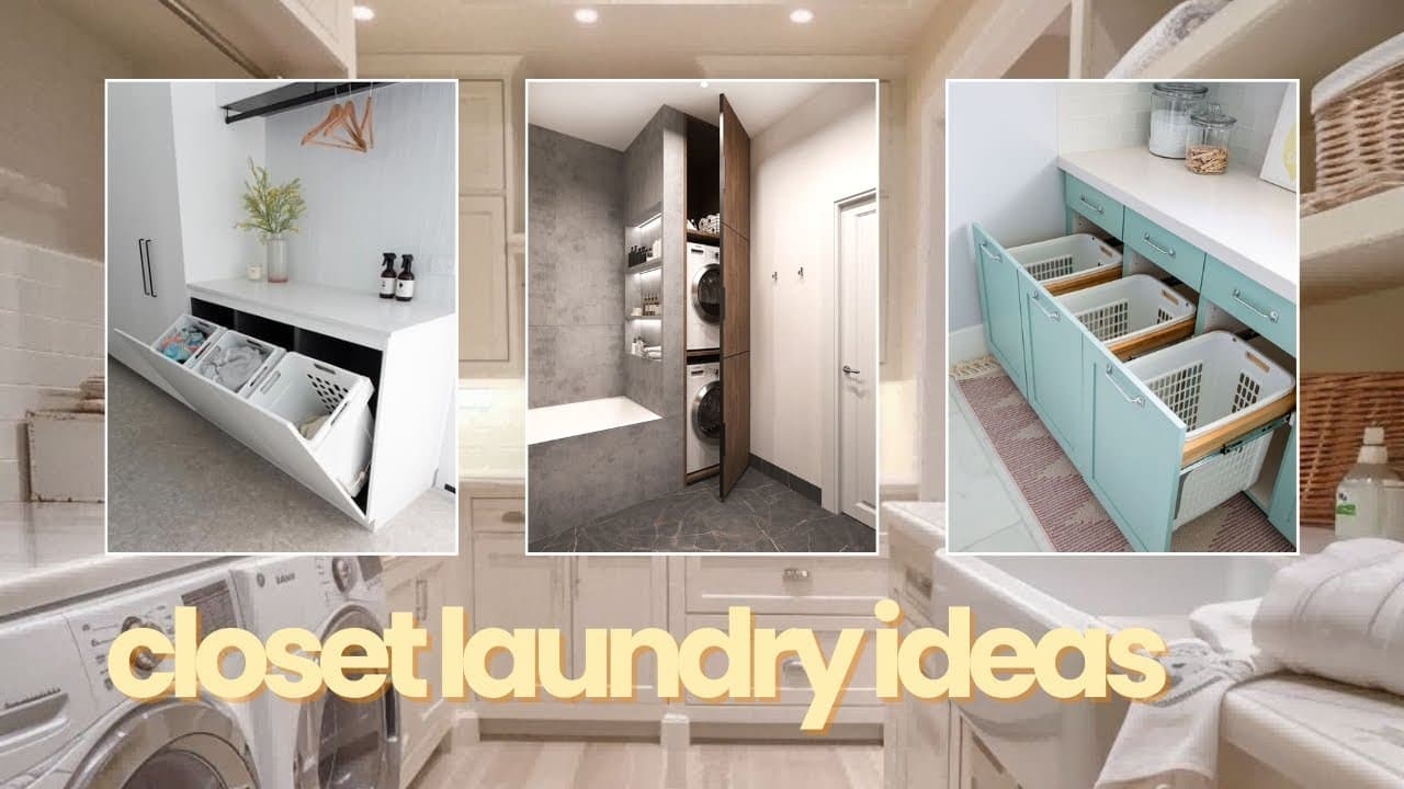 Closet Laundry Ideas That Actually Maximize Every Inch