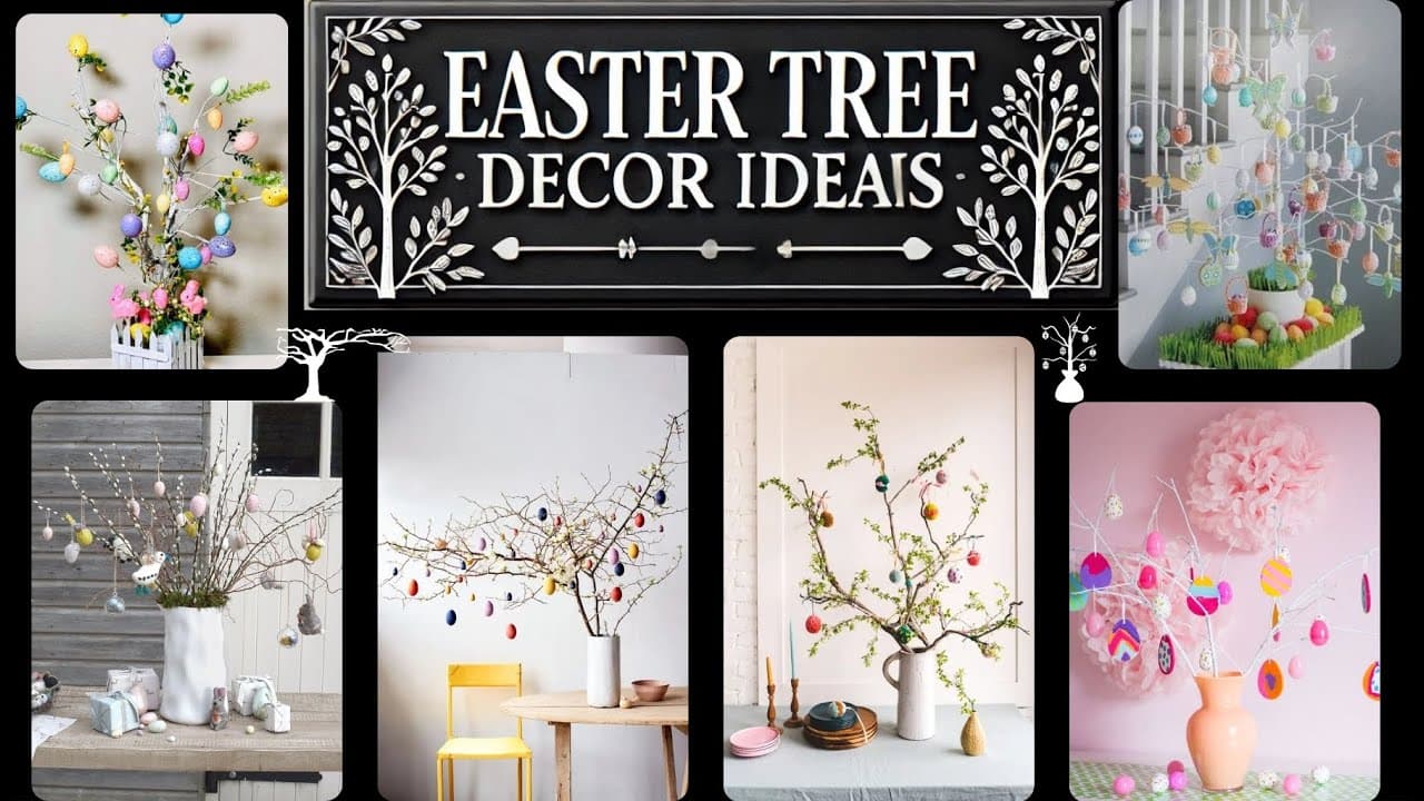 Easter Tree Ideas That Wow With Festive Ornaments and Toppers
