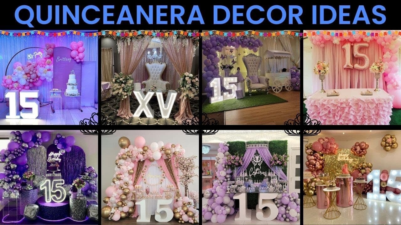 100 Quinceanera Decoration Ideas to Make Your Sweet 15 Unforgettable