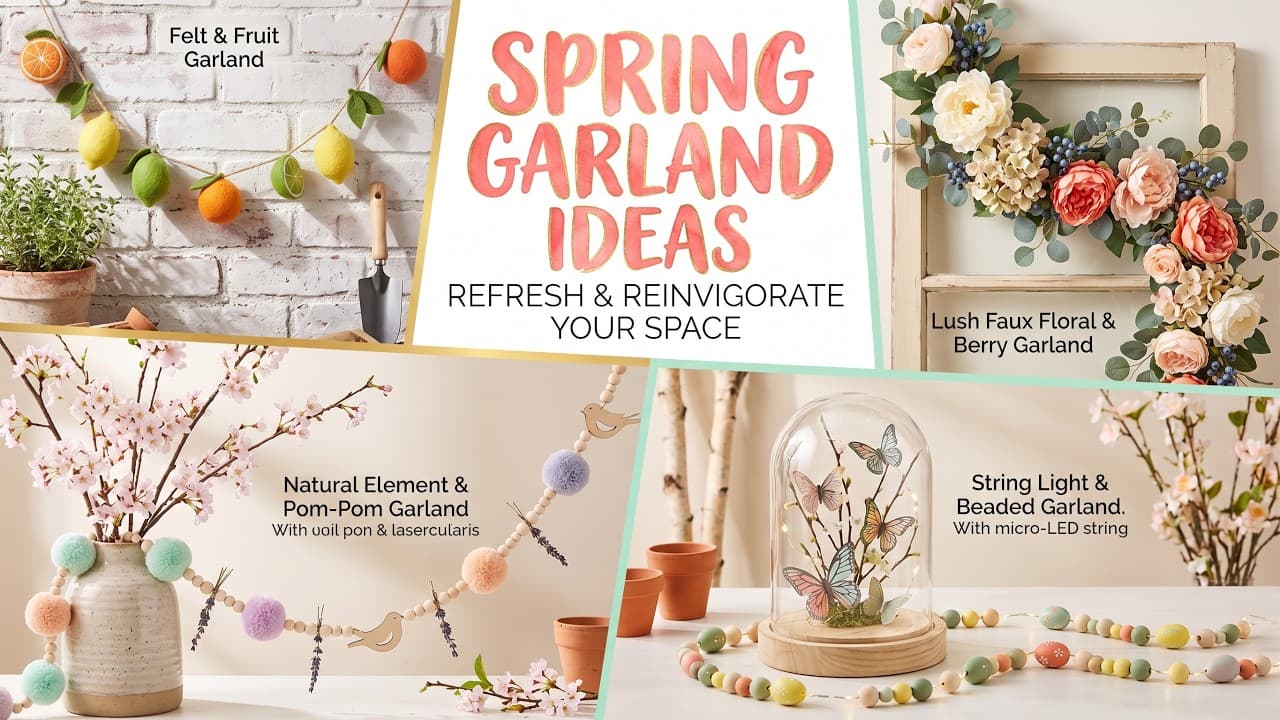 Decorate Now with Spring Garland Ideas for a Fresh Home