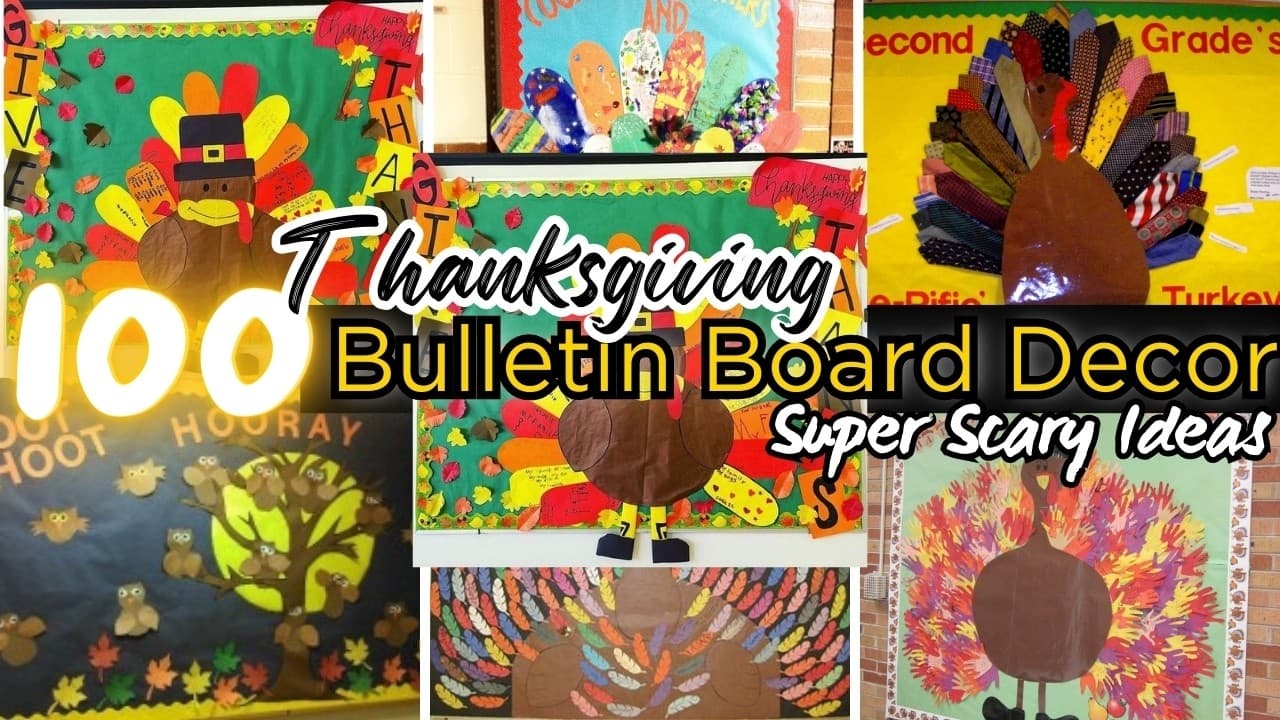 Thanksgiving Bulletin Board Ideas for DIY Holiday Displays