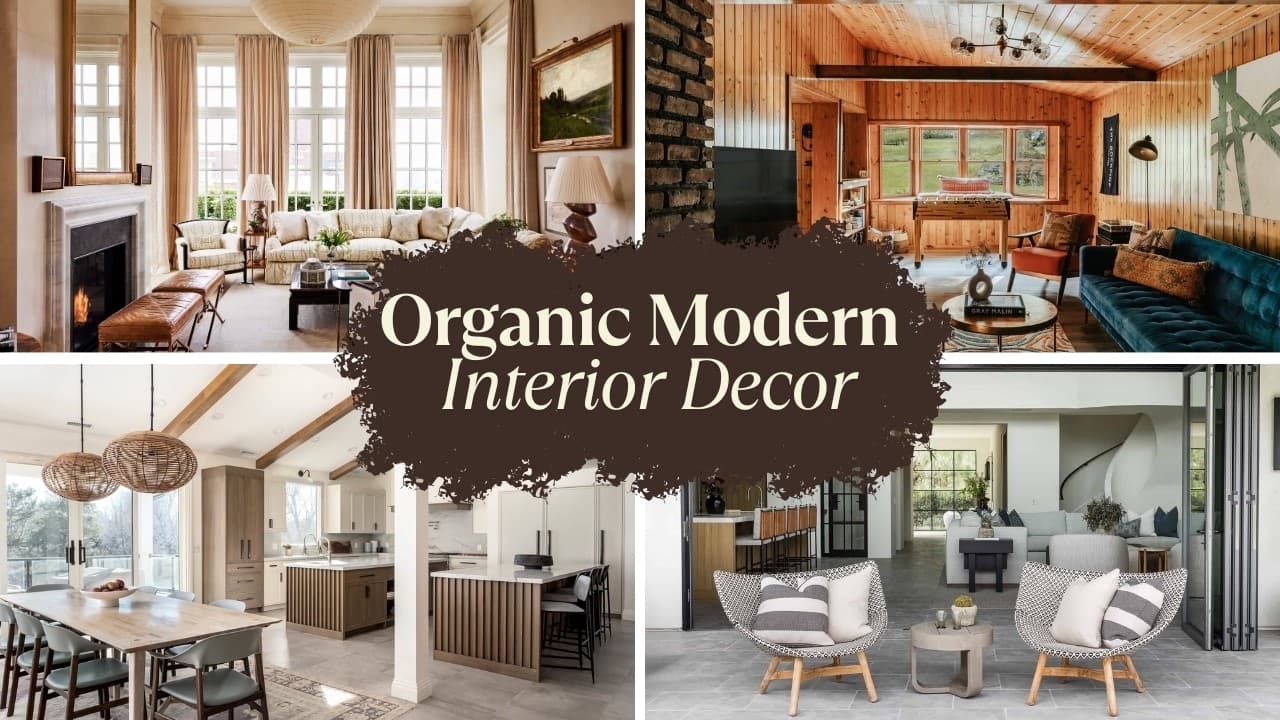 Organic Modern Interior Design Style Ideas for Every Room