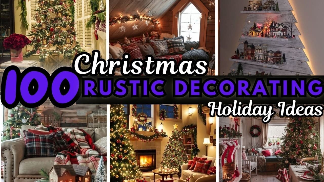 Old Cozy Rustic Christmas Decorating Ideas for a Warm Holiday Home
