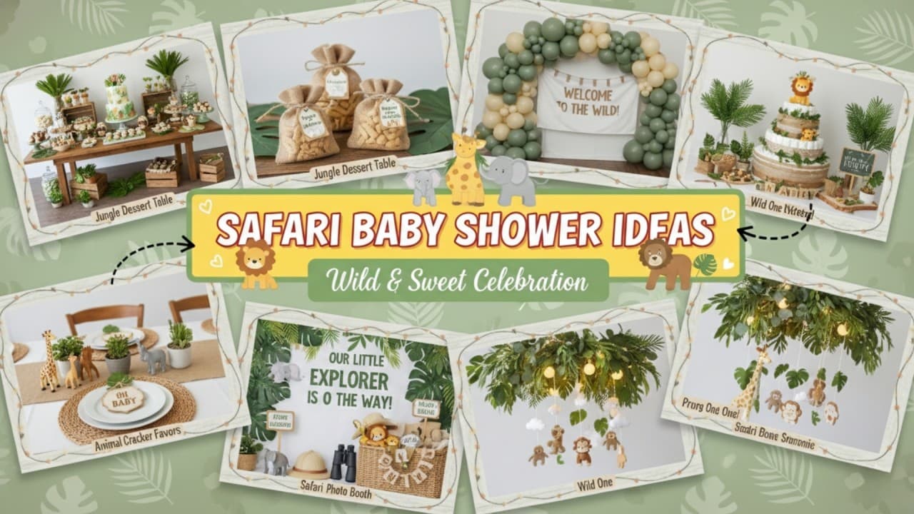 Safari Baby Shower Ideas That Transform Any Space Into a Jungle