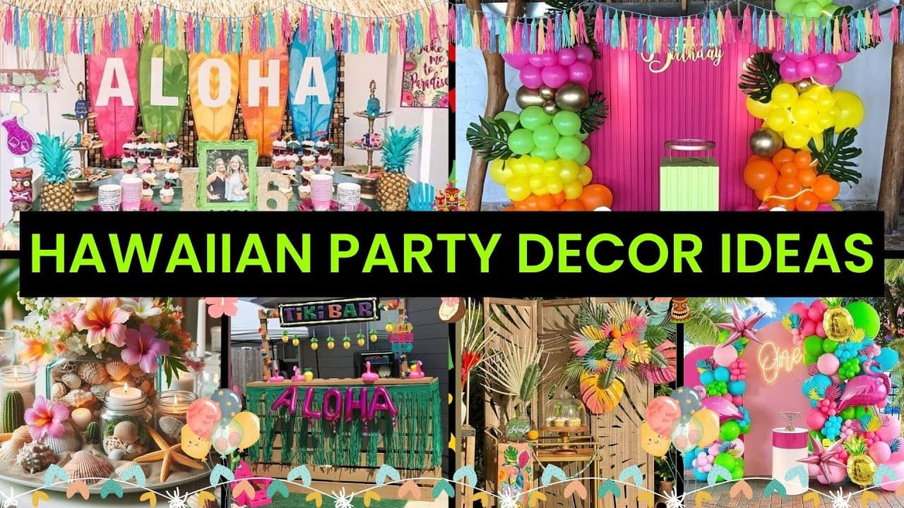 Hawaiian Party Decoration Ideas for a Stunning Luau at Home
