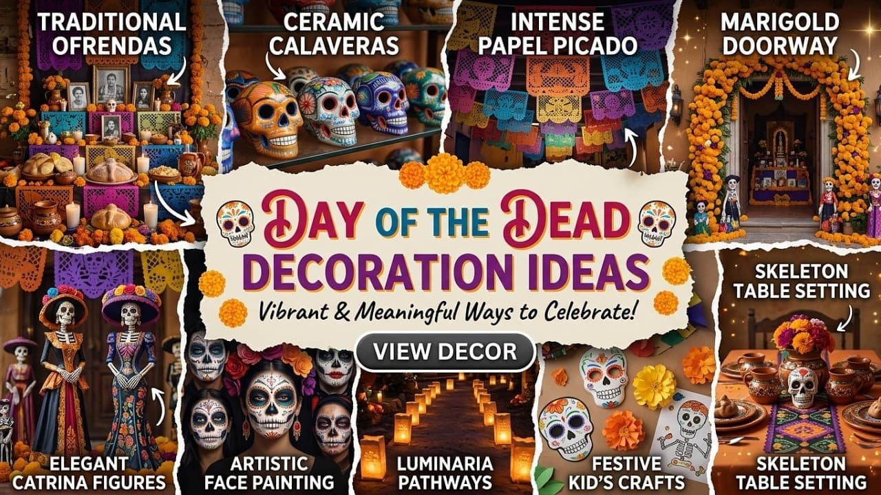 Honor Traditions in Style with Day of the Dead Decoration Ideas