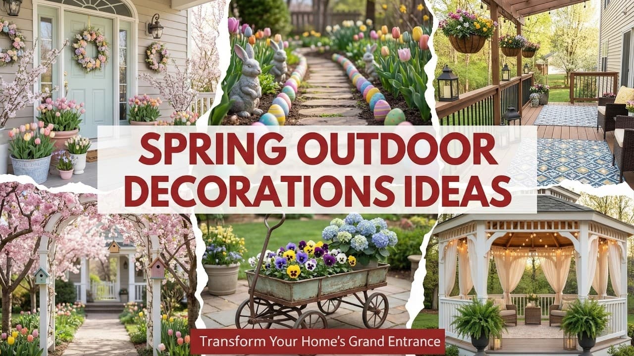 Fresh Spring Outdoor Decorations Ideas to Transform Your Home