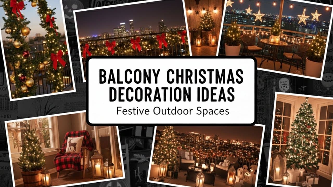 Balcony Christmas Decoration Ideas to Transform Your Outdoor Space