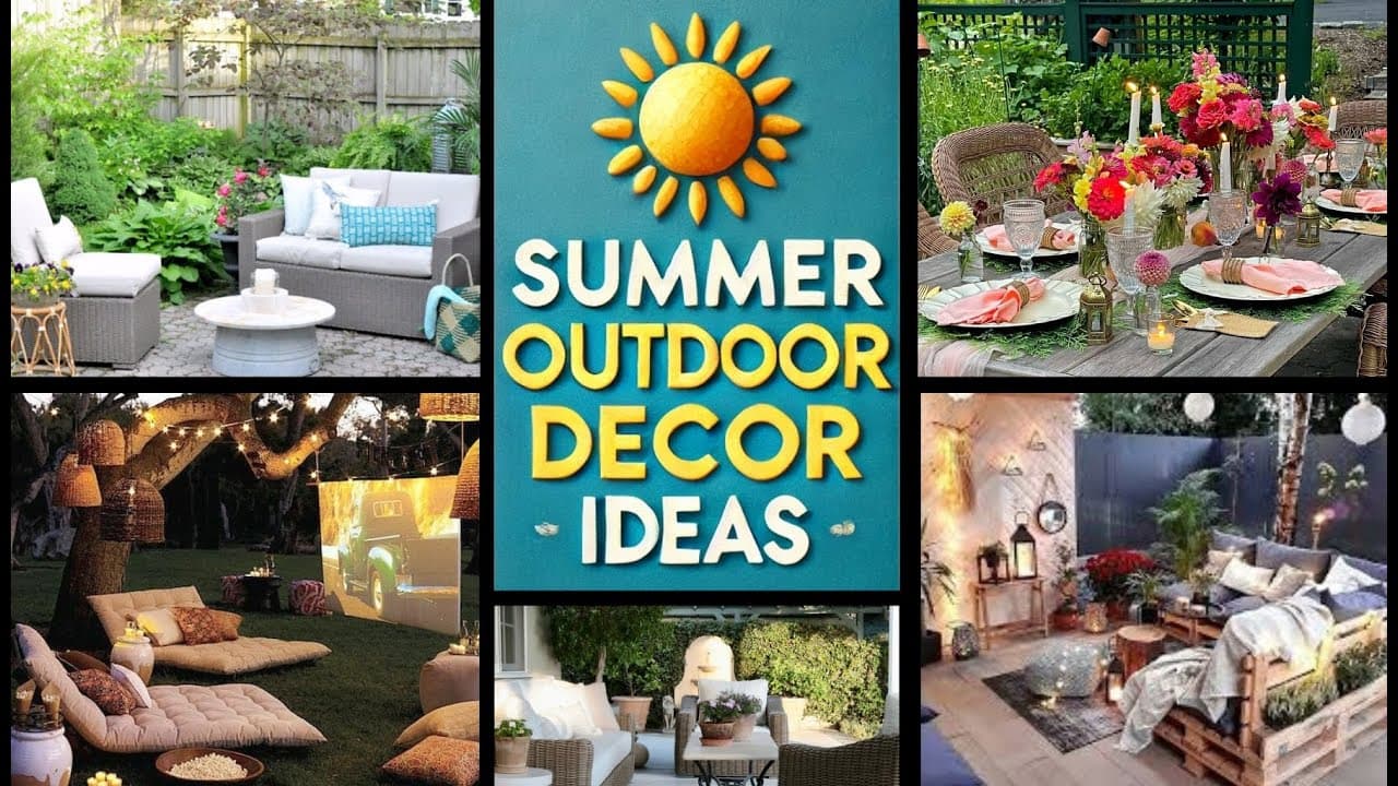 101 Colorful Summer Outdoor Decorating Ideas for Every Space