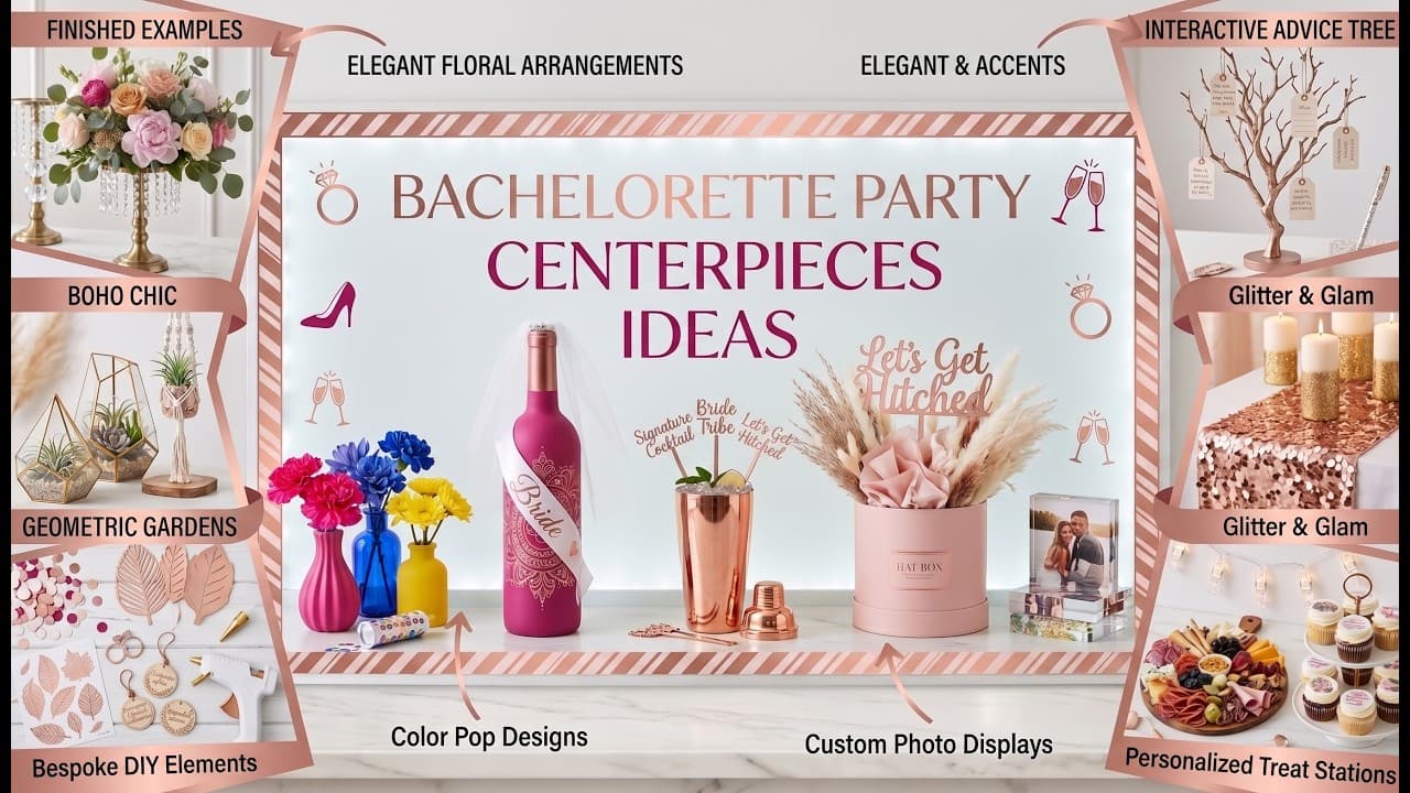 Bachelorette Party Centerpieces Ideas for a Glam Celebration