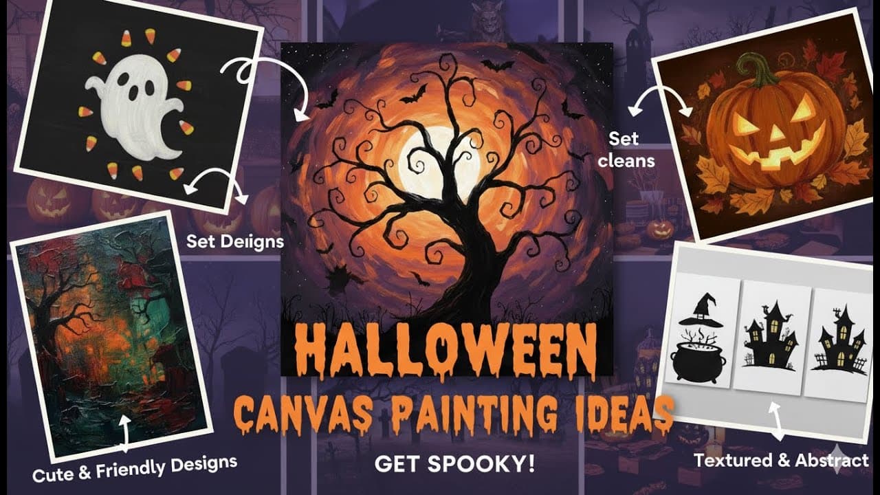 Halloween Canvas Painting Ideas That Transform Any Room