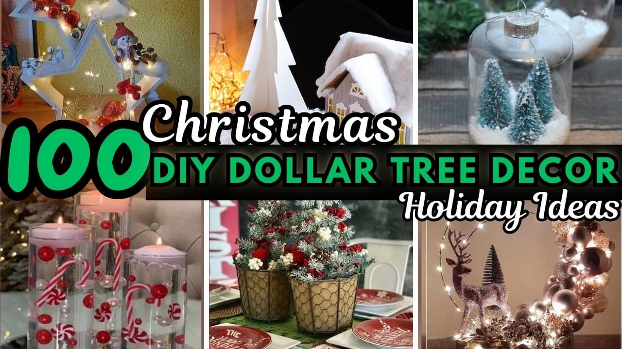 DIY Dollar Tree Christmas Decor Ideas That Look High-End