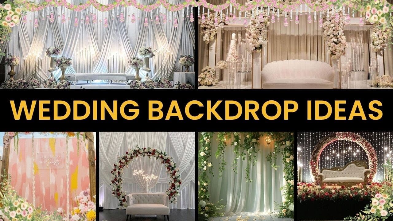 100 Elegant Wedding Backdrop Ideas Perfect for Indoor and Outdoor Celebrations