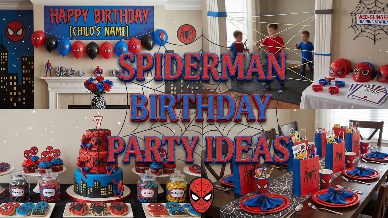 Spiderman Balloon Ideas to Transform Your Kid's Birthday Party