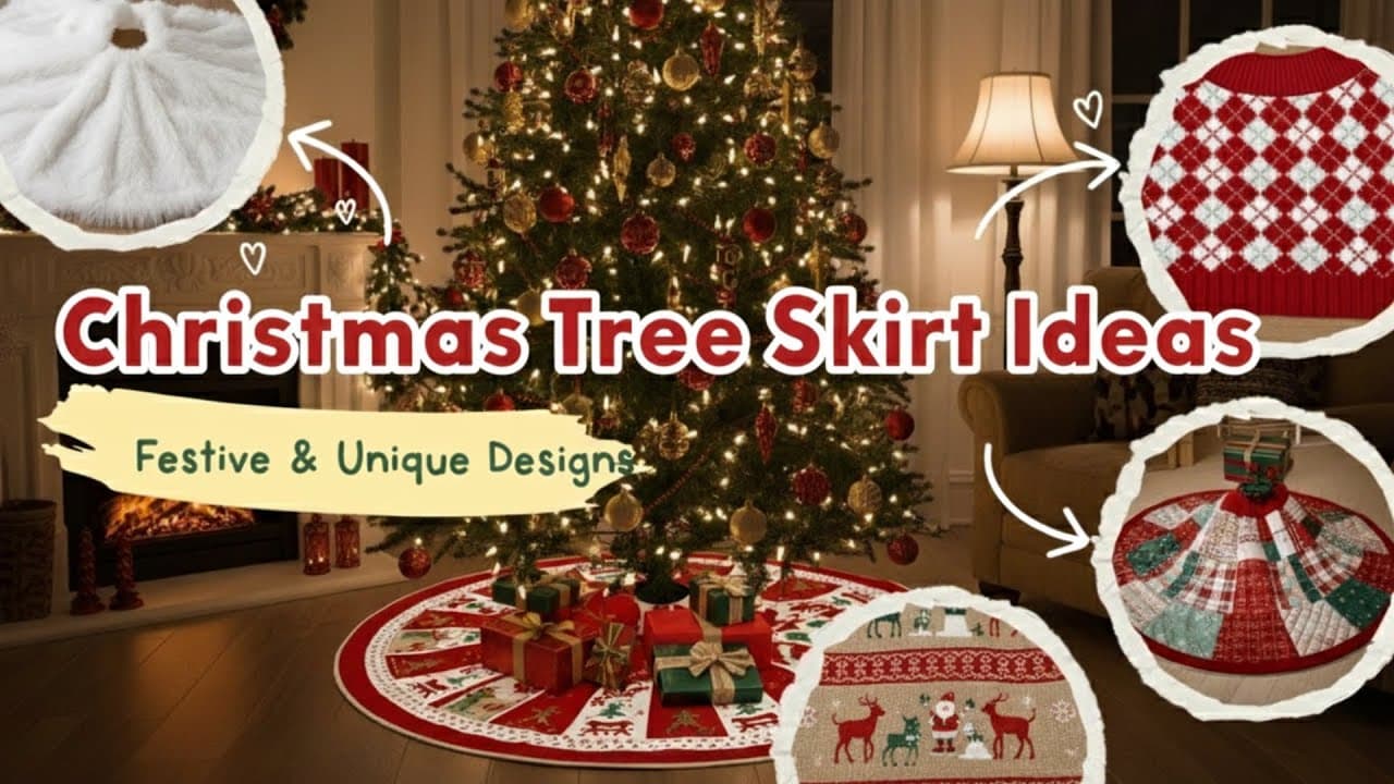 DIY Christmas Tree Skirt Ideas to Elevate Your Holiday Decor