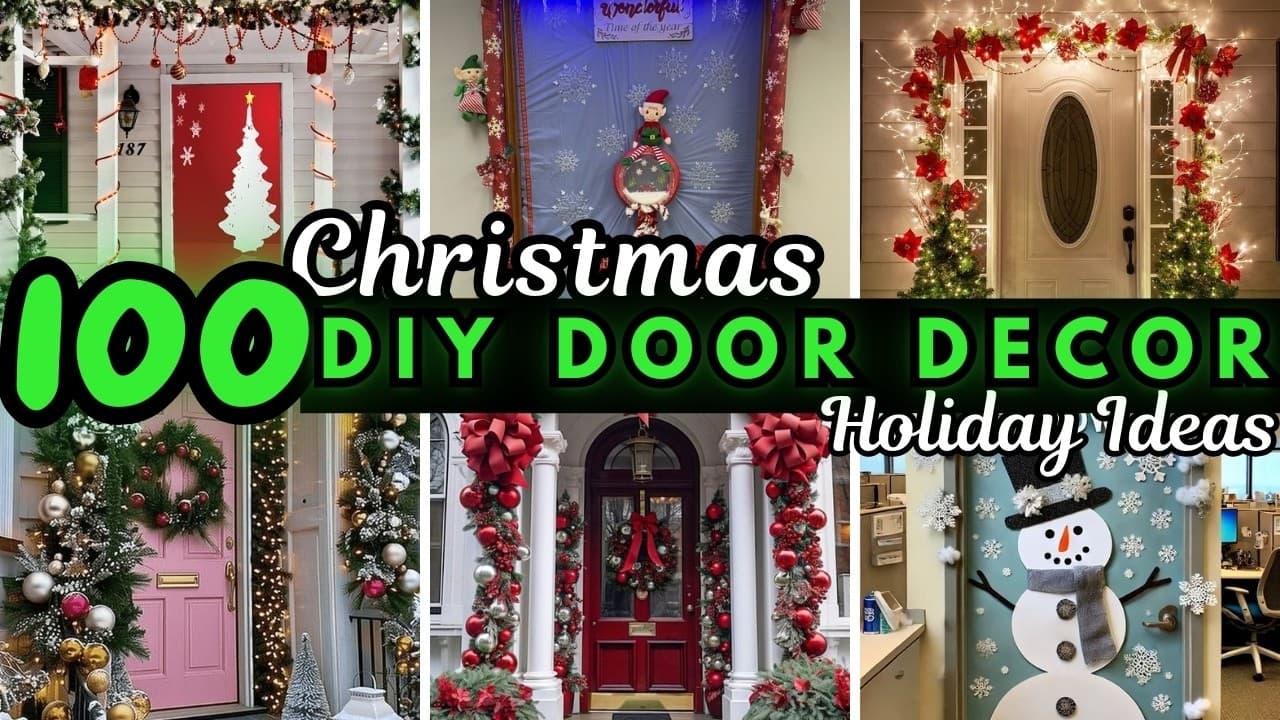 Over 100 DIY Christmas Door Decorating Ideas for 2025