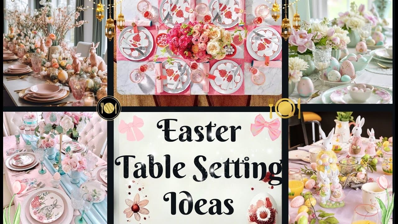 Easter Table Setting Ideas You'll DIY This Holiday Season