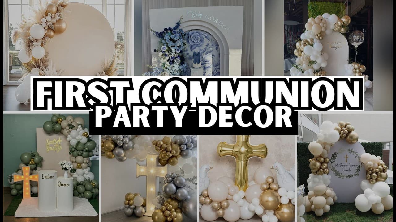 First Communion Decorations Ideas to Transform Your Home Celebration