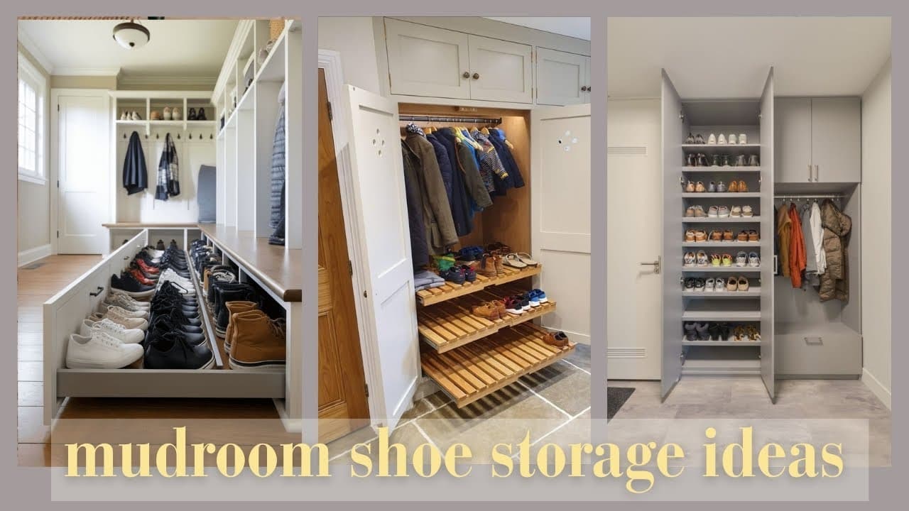 Mudroom Shoe Storage Ideas That Keep Entryways Tidy