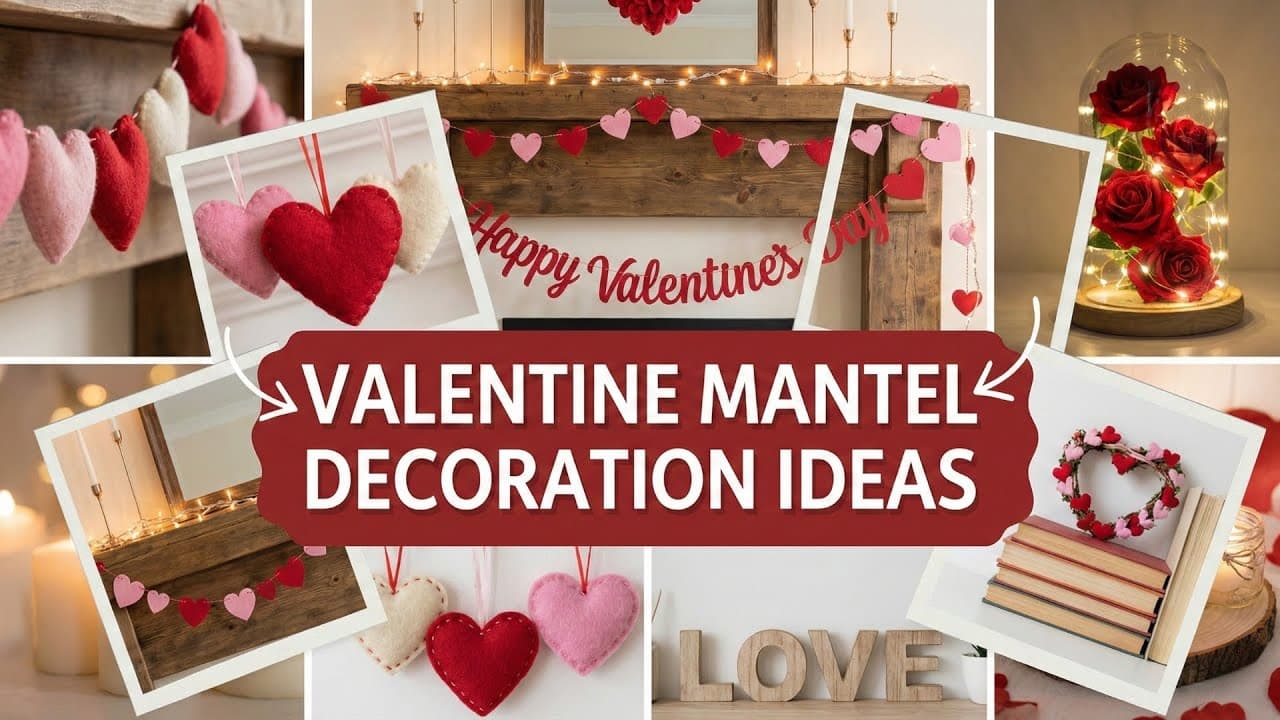 Valentine Mantel Decoration Ideas to Transform Your Fireplace