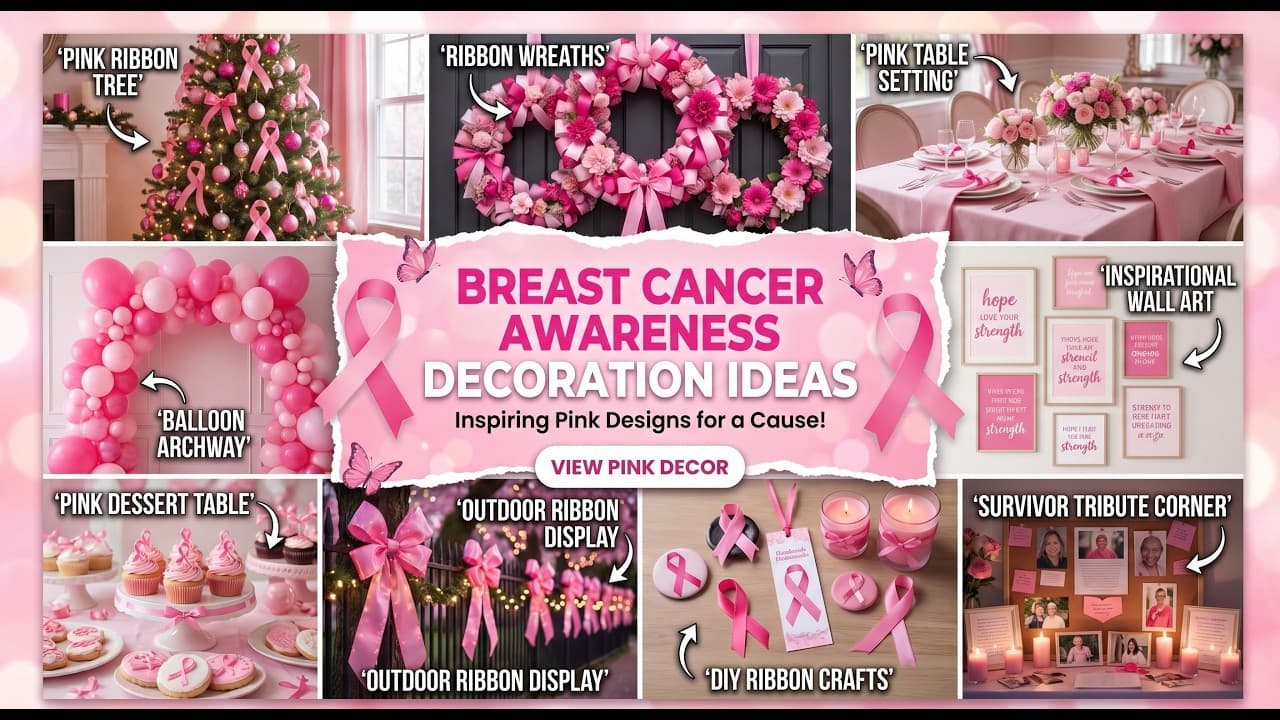 Breast Cancer Awareness Decoration Ideas to Transform Any Space