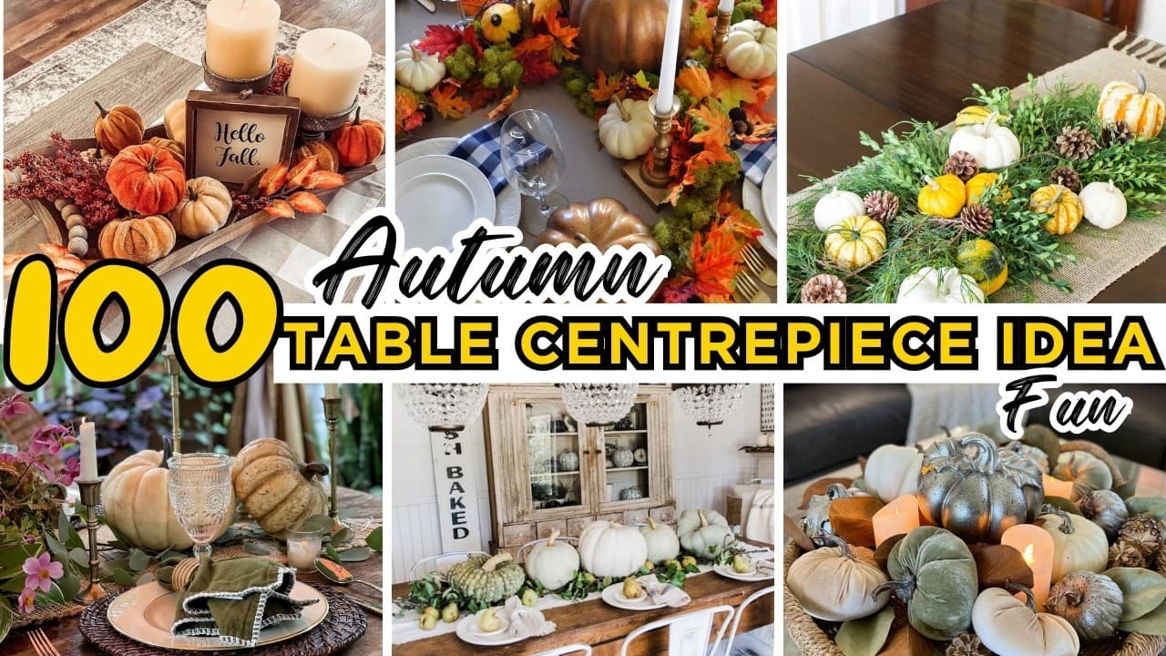 DIY Fall Centerpiece Ideas for a Stunning Autumn Table