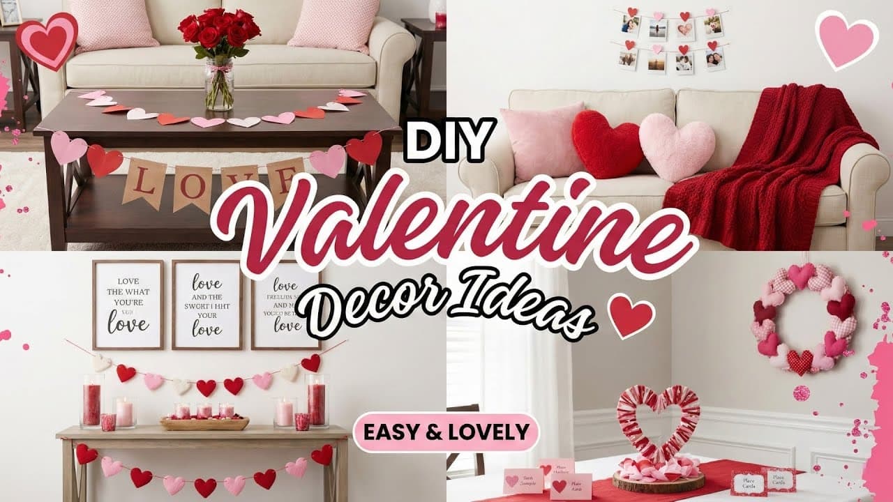 DIY Valentine Decor Ideas to Transform Your Home This February