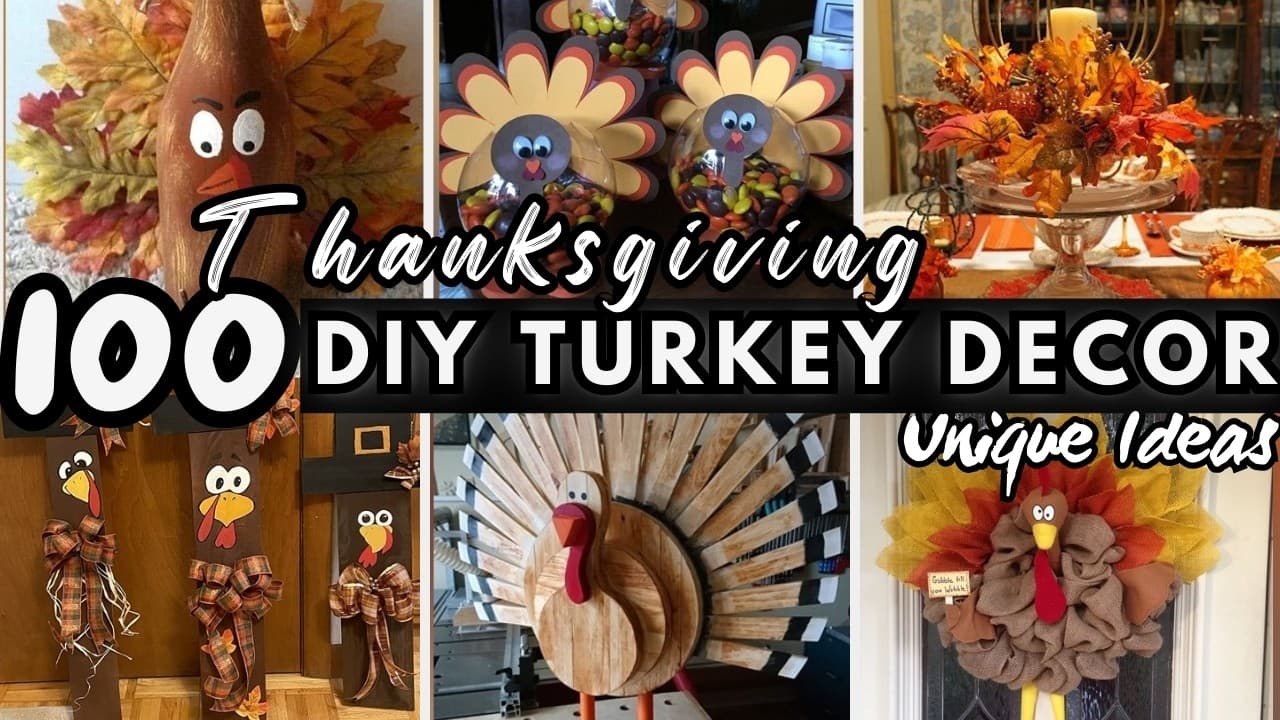 DIY Thanksgiving Turkey Decoration Ideas for a Festive Home