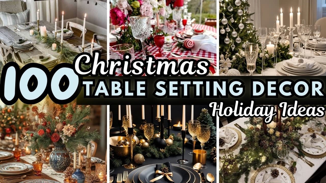 Our Favorite Festive Christmas Table Setting Ideas for 2025