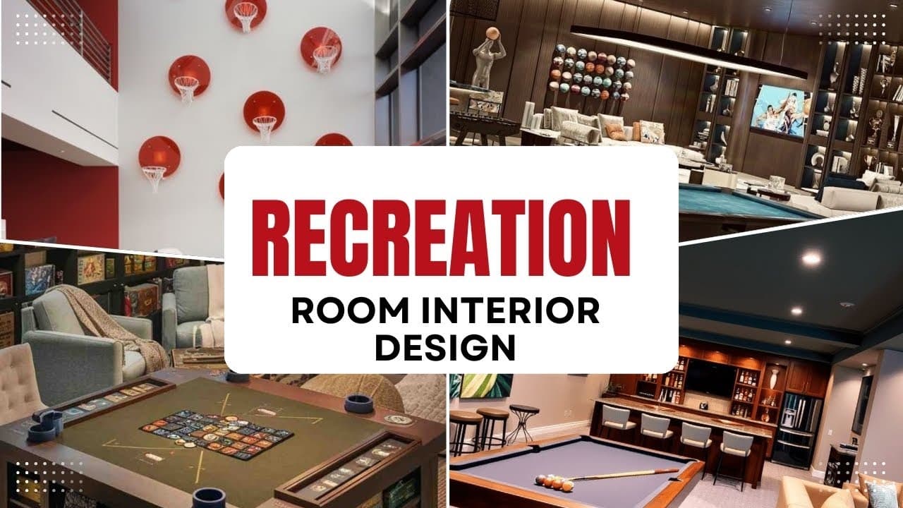 Recreation Room Interior Design Ideas for a Vibrant Family Space