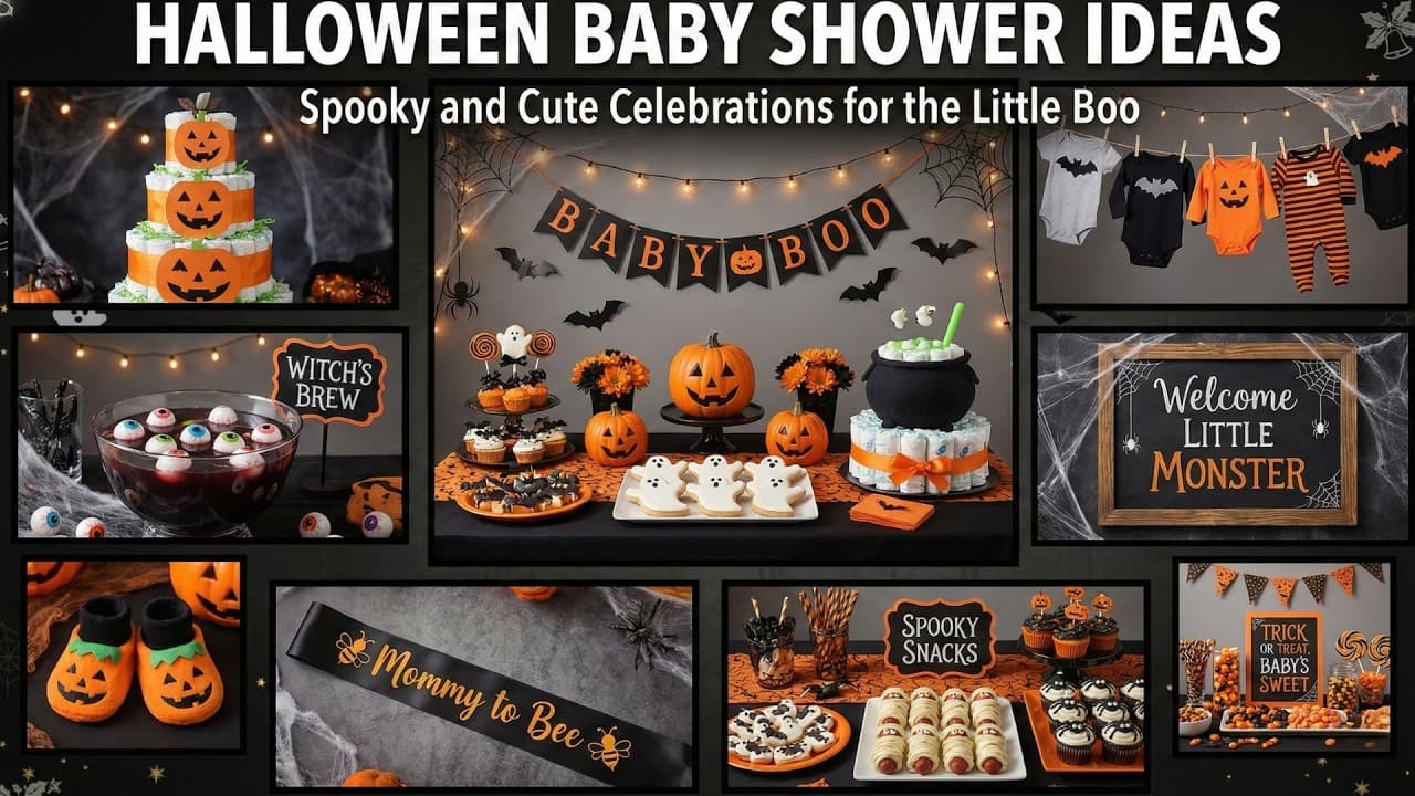 Halloween Baby Shower Ideas That Are Spooky Cute
