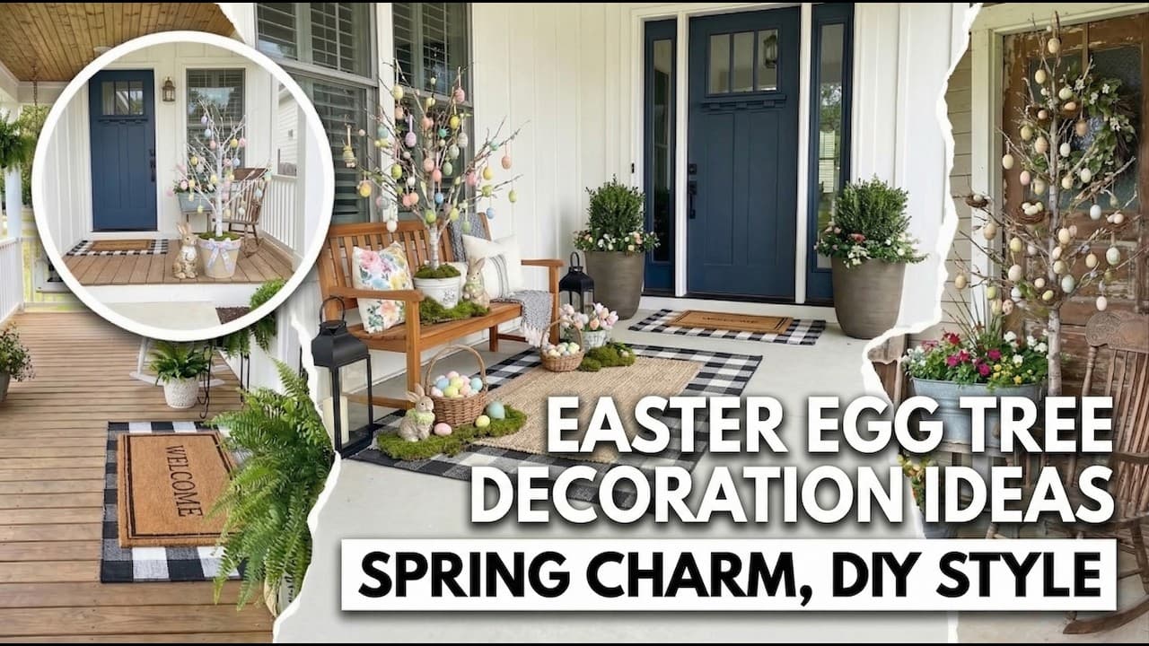 Easter Egg Tree Decoration Ideas for an Elegant Spring Display
