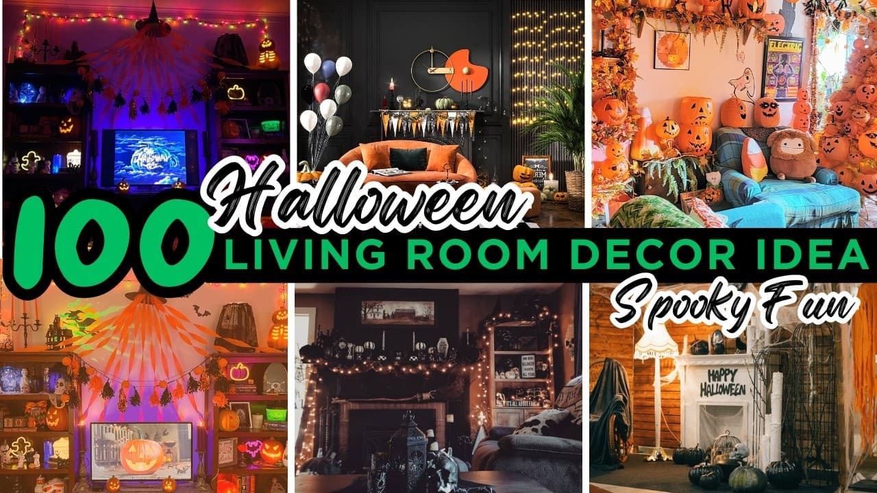 Halloween Living Room Decor Ideas That Are Indoor and Stylishly Spooky