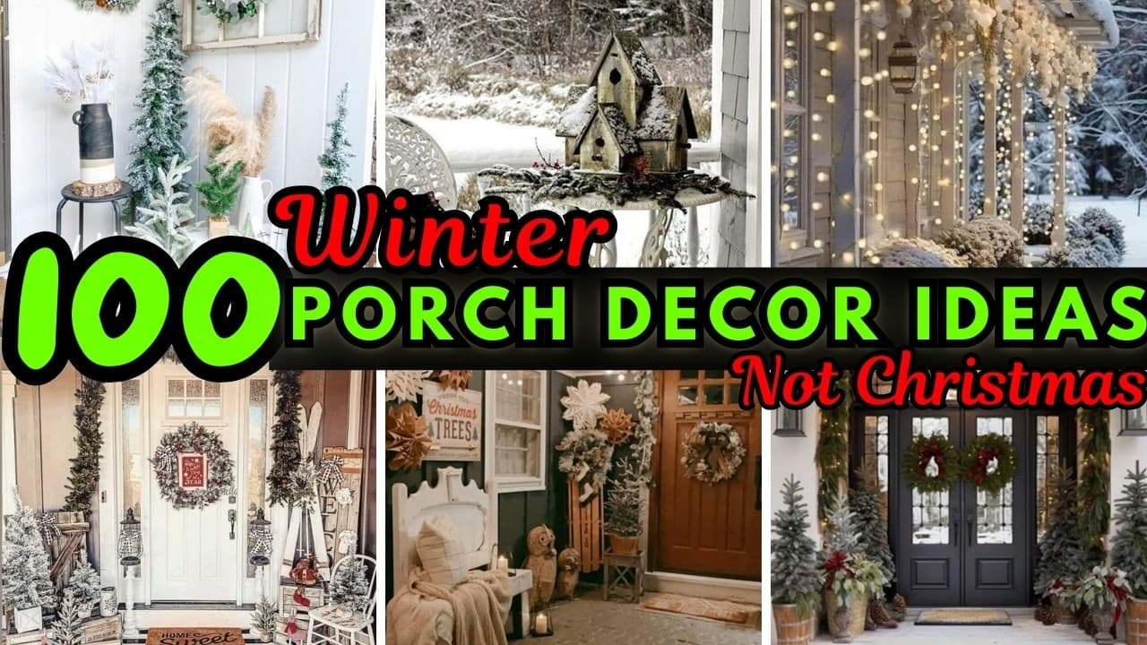 Dazzling Winter Porch Decoration Ideas to Transform Your Home