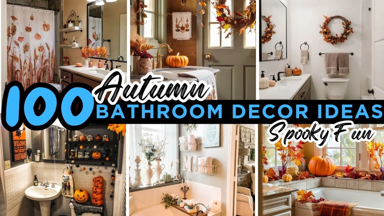 Cozy Fall Bathroom Decoration Ideas for a Warm Seasonal Retreat