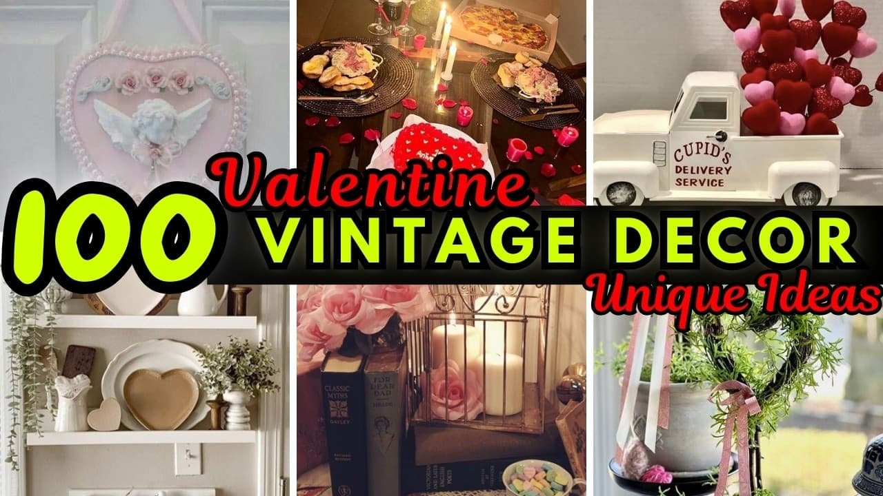 Shabby Chic Vintage Valentine Decorating Ideas for Timeless Romance
