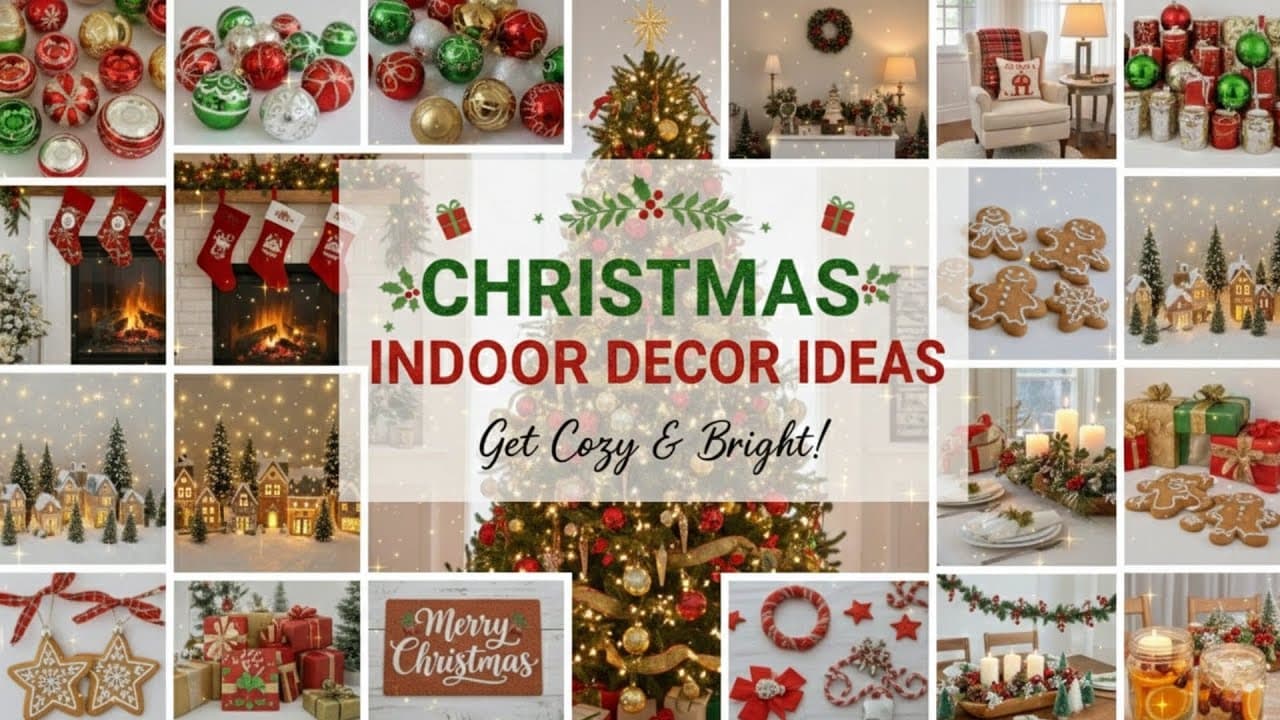 Indoor Christmas Decorations to Transform Your Living Room