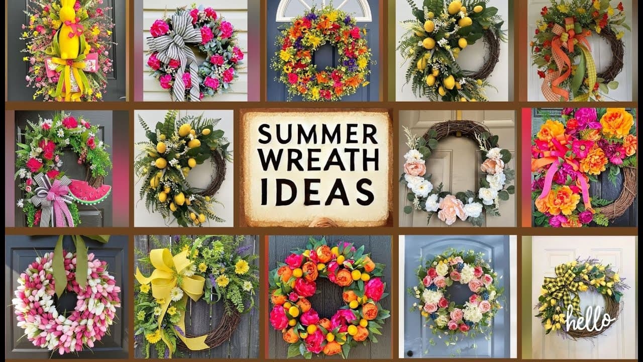 Easy DIY Summer Wreath Ideas That Wow Every Guest