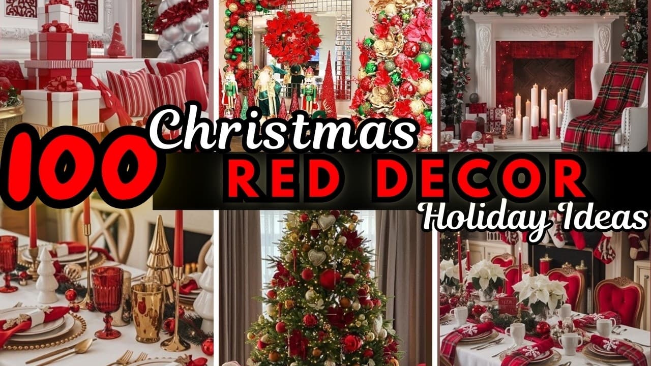 Classic Red Christmas Decorating Ideas That Transform Your Home