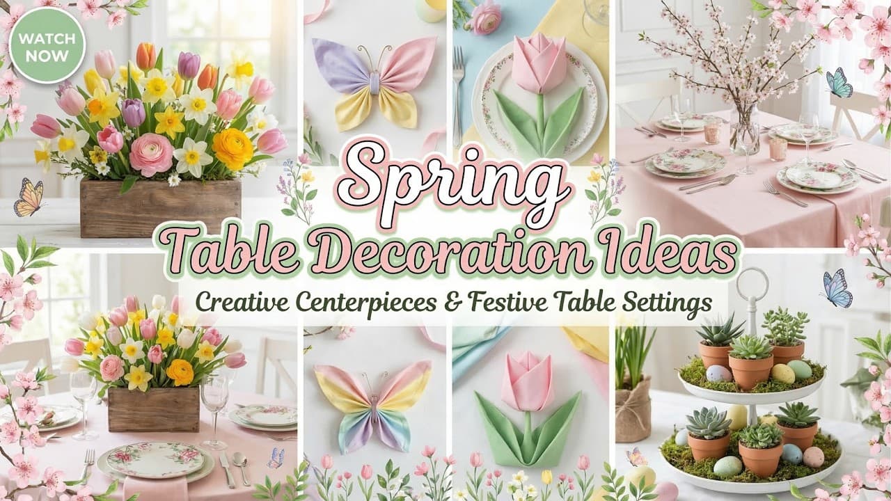 Spring Table Decorations Ideas That Transform Any Dining Space